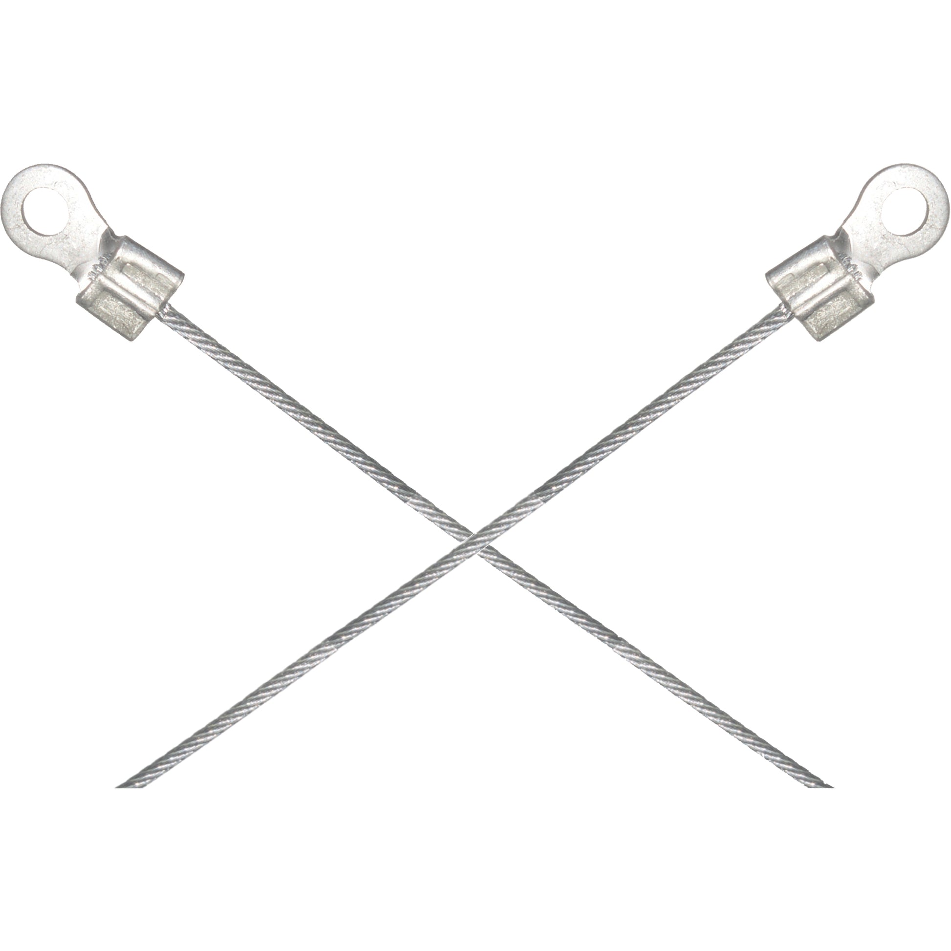 Light-Duty Bonding & Grounding Wire Assemblies - Two 1/4" Terminal Connectors