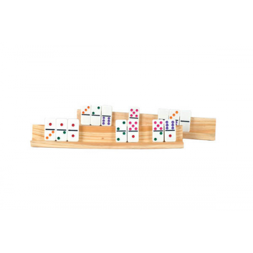 2PC LARGE WOODEN DOMINO TILE HOLDERS â?? 13.5â? (Case of 40)