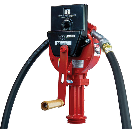 UL Approved Rotary Hand Pumps With Meter, Aluminum