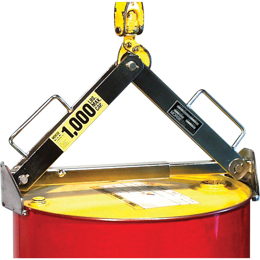 Drum Lifter, 30 - 85 US Gal. (25 - 70 Imperial Gal.), 1000 lbs./454 kg. Cap.