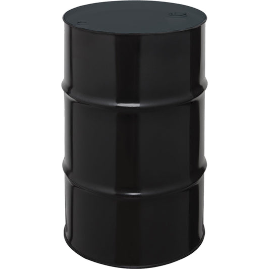 Steel Drums, 55 US gal (45 imp. gal.), Unlined, Black, Closed Top, 1A1/X1.8/300, 20 Gauge