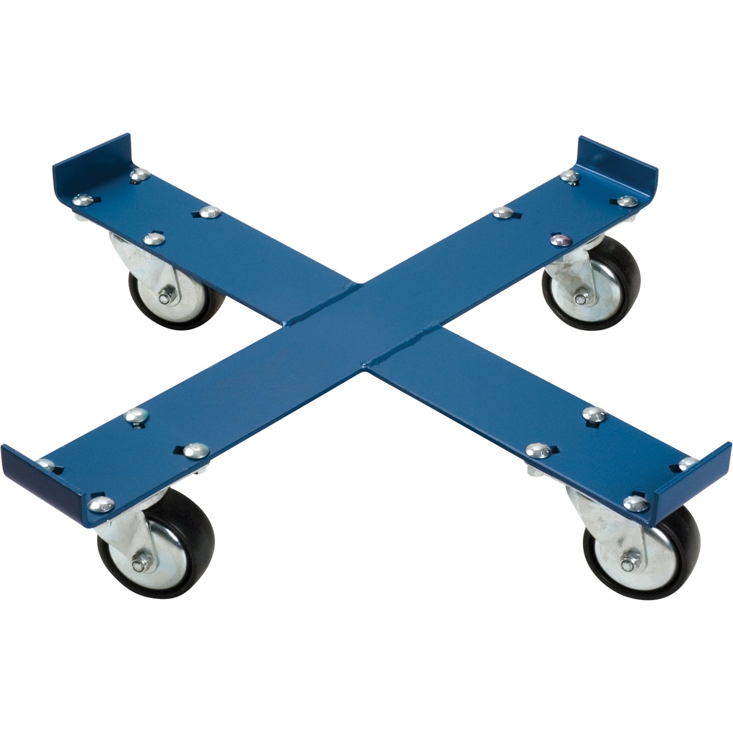 Drum Dolly, Steel, 1000 lbs. Capacity, 24" Diameter, Polyurethane Casters