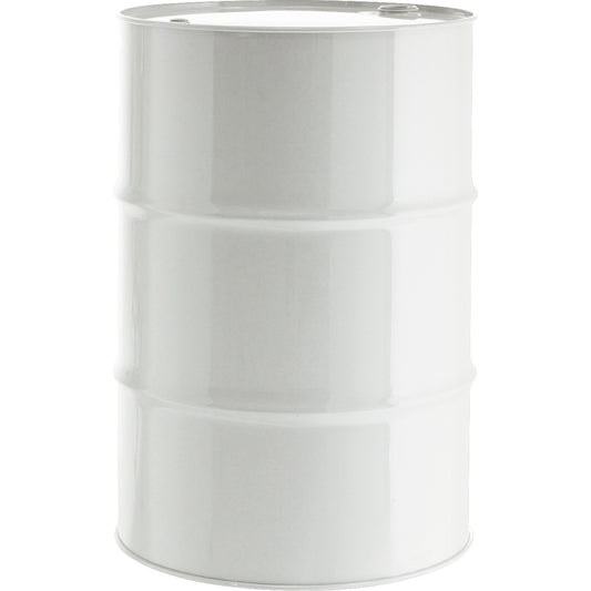 Steel Drums, 55 US gal (45.8 imp. Gal.), Lined, White, Closed Top, 1A1/Y1.8/300, 18 - 20 Gauge