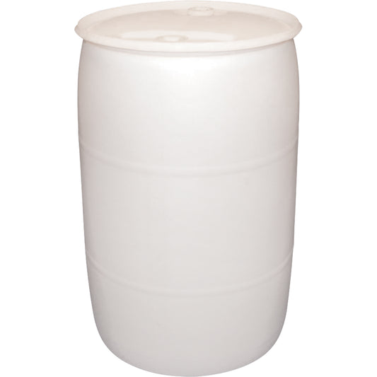 Polyethylene Drums, 55 US gal (45 imp. gal.), Closed Top, Natural