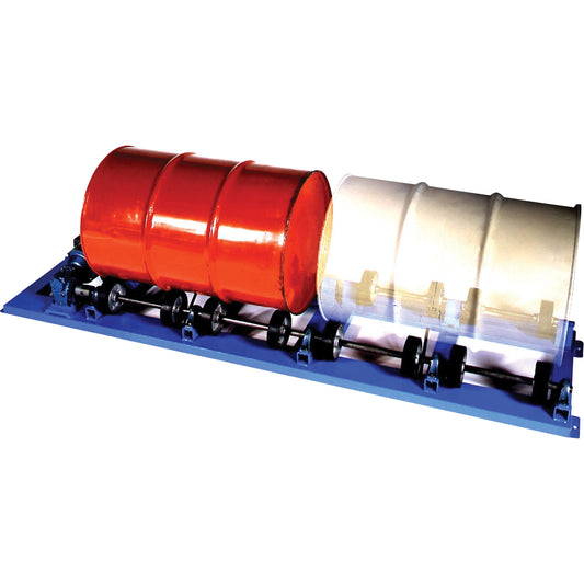 Double Stationary Drum Roller, 55 US gal. (45 Imperial Gal.) Capacity, Fixed Speed, 1 HP