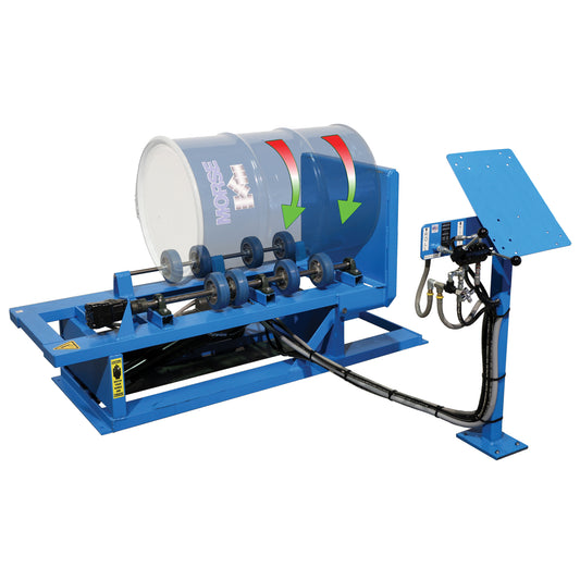 Hydra-Lift Drum Rotator / Roller, 55 US gal. (45 Imperial Gal.) Capacity, Variable Speed, 1 HP