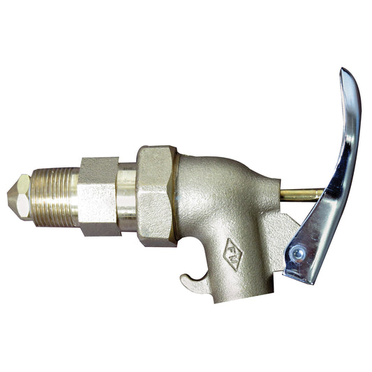 Heavy-Duty Drum Faucet, Brass, 3/4" NPT Inlet