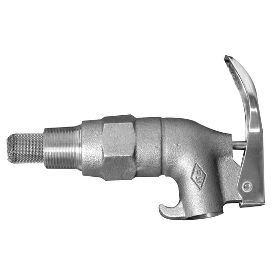Zinc Drum Faucet with Flame Arrestor , Zinc Alloy, 3/4" NPT Inlet