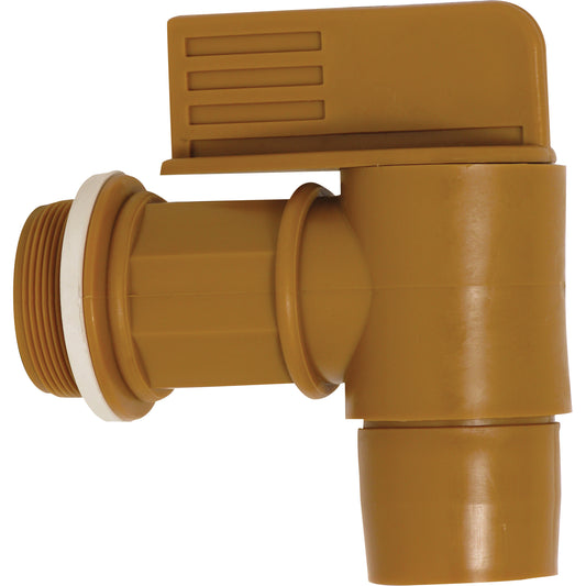 2" NPT Polyethylene Drum Faucet, Polyethylene, 2" NPT
