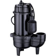Cast Iron Sewage Pump, 120 V, 9.5 A, 6400 GPH, 3/4 HP