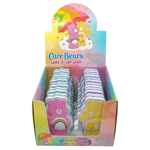 CARE BEARS CARE-A-LOT CREW - LEMON and STRAWBERRY CANDIES - CDU (Case of 12)