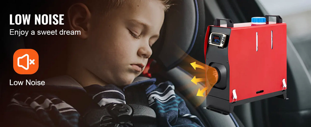 VEVOR 8KW Diesel Air Heater Muffler Diesel Heater 12V 8000W Diesel Parking Heater Remote Control Remote Control with LCD Switch for Car Bus Trucks Motorhome and Boats extra image