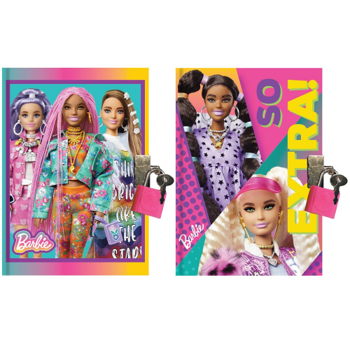BARBIE - DIARY with LOCK (Case of 8)
