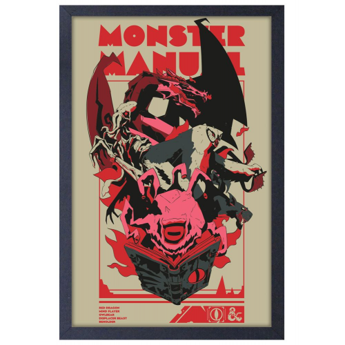 DUNGEONS and DRAGONS - MONSTER MANUAL - 11" x 17" GEL PRINT (Case of 6)
