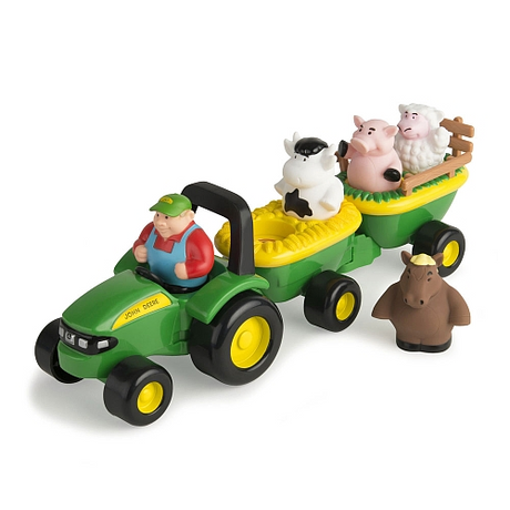 JOHN DEERE - ANIMAL SOUNDS HAY RIDE (Case of 4)