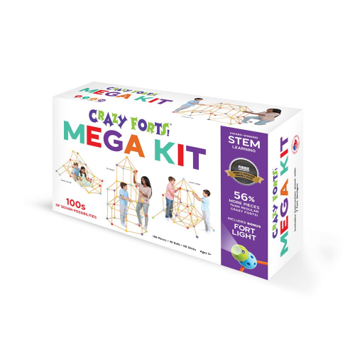 CRAZY FORTS - MEGA KIT ( Incl. 1 Light ) - ( Bilingual ) (Case of 2)