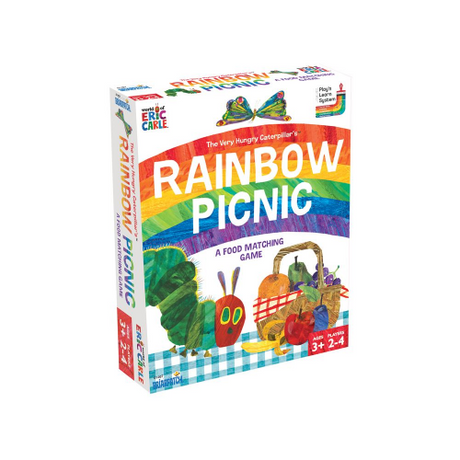BRIARPATCH - WORLD of ERIC CARLE - VERY HUNGRY CATERPILLAR - RAINBOW PICNIC (Case of 6)