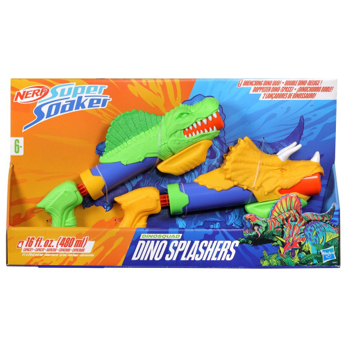 NERF - SUPERSOAKER - DINO SPLASHERS ASST (Case of 4)