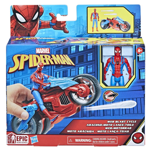 MARVEL - SPIDERMAN - 4" VEHICLE AND FIGURE (Case of 6)