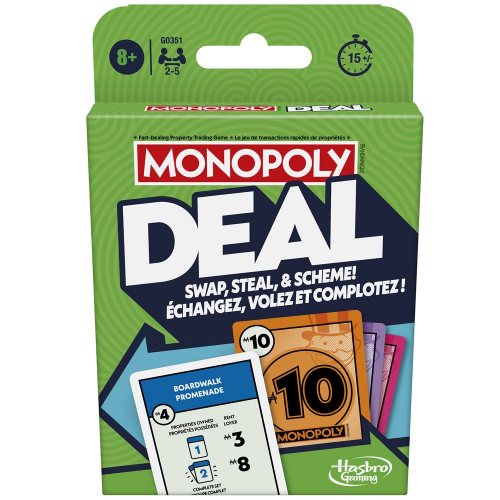 MONOPOLY DEAL (refresh) - CARD GAME - BIL (Case of 8)