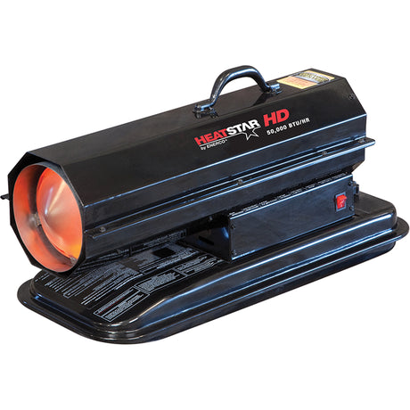 Contractor Series Forced Air Heater, Fan, Kerosene, 50000 BTU/H