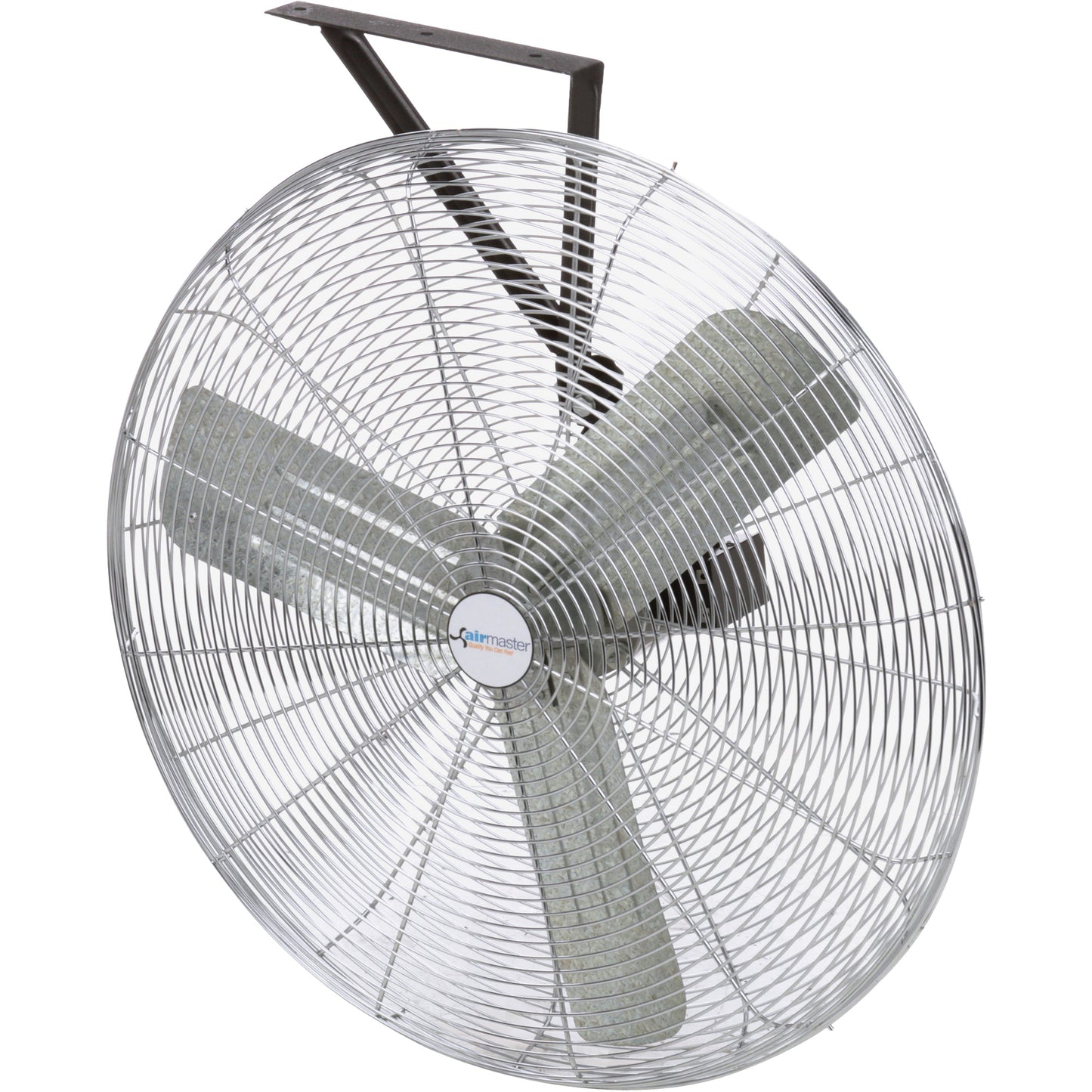 Non-Oscillating Wall Fan, Commercial, 24" Dia., 3 Speeds