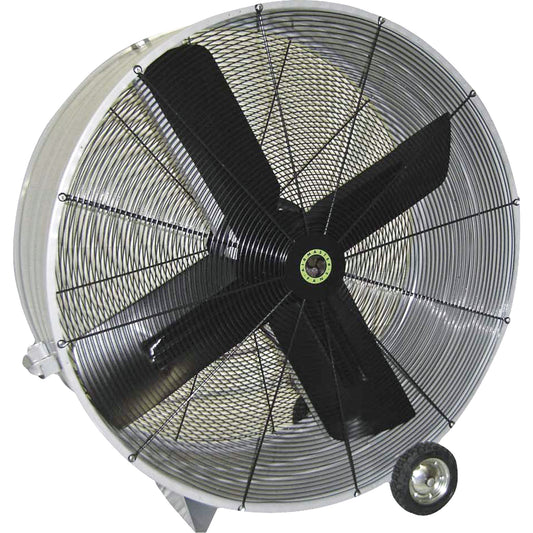 Belt Drive Drum Fans, 1 Speed, 48" Diameter