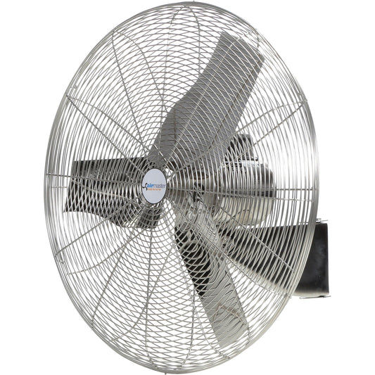 Stainless Steel Food Service Washdown Air Circulating Fans, Industrial, 30" Dia., 1 Speeds