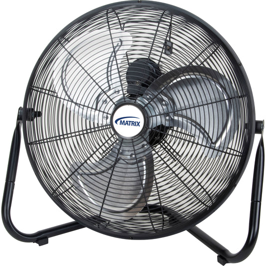 High-Velocity Floor Fan, 3 Speeds, 16" Diameter