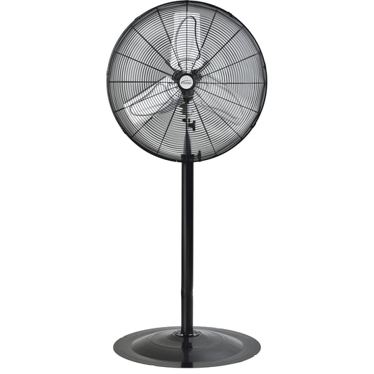 Oscillating Pedestal Fan, Heavy-Duty, 2 Speed, 24" Diameter