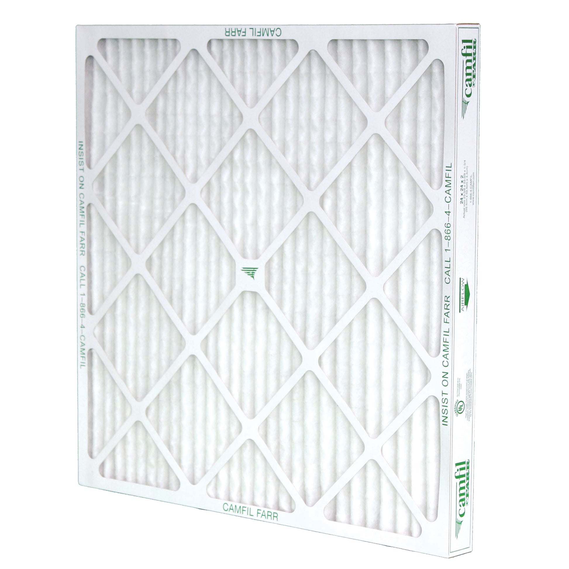 AP-Thirteen Pleated Panel Filter , Box, MERV 13, 24" W x 2" D x 24" H