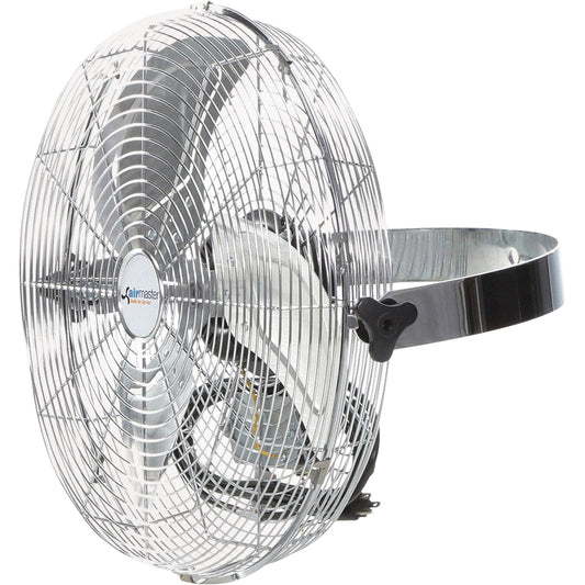 Wall-Mounted Air Circulator, Commercial, 18" Dia., 3 Speeds