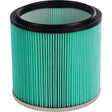 Filter for Wet & Dry Vacuums, Cartridge/Hepa, Fits 8 -10 US gal.