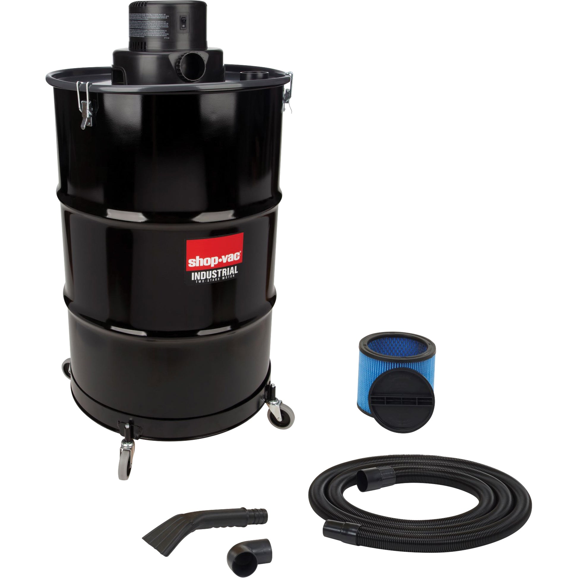 Shop Vacuum, Wet-Dry, 3 HP, 55 US Gal. (208.2 Litres)