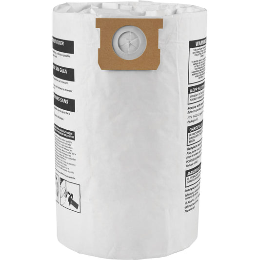 Type G Disposable Dry Filter Bags, 15 - 22 US gal.