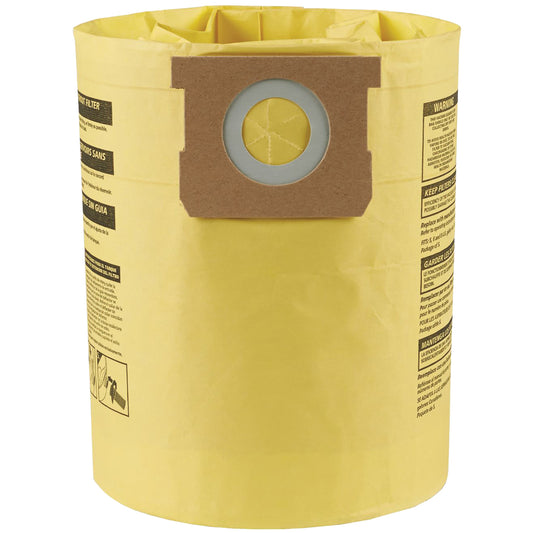 Type H High Efficiency Disposable Dry Filter Bags, 5 - 8 US gal.