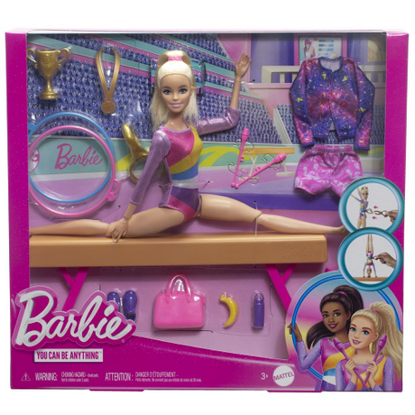 BARBIE - GYMNASTICS PLAYSET (Case of 4)