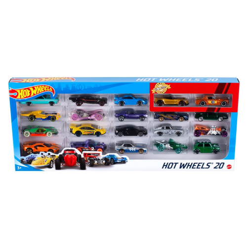 HOT WHEELS - 1:64 DIECAST - 20pk ASST (Case of 6)