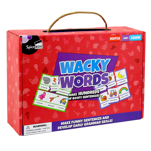 MATCH & LEARN - WACKY WORDS (Case of 12)
