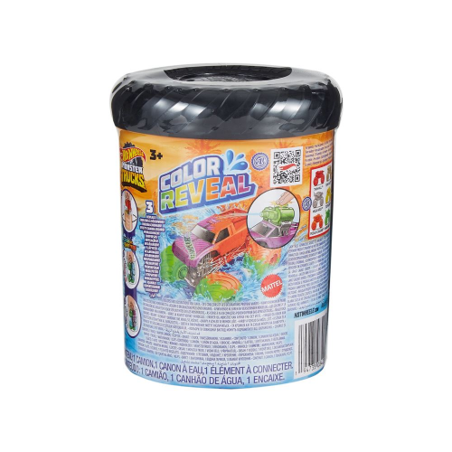 HOT WHEELS - MONSTER TRUCK - COLOR REVEAL ASST (Case of 8)