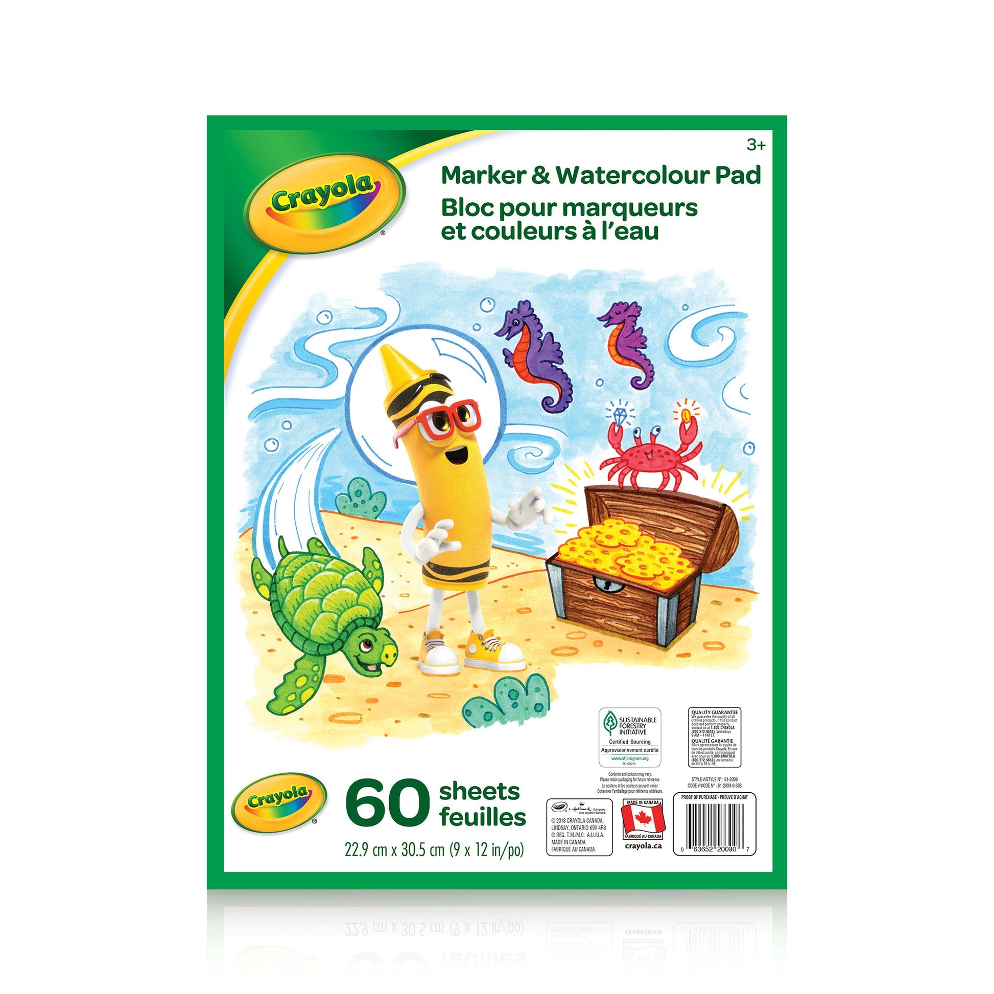 Crayola  Marker & Watercolour Pad, 60 Pages
