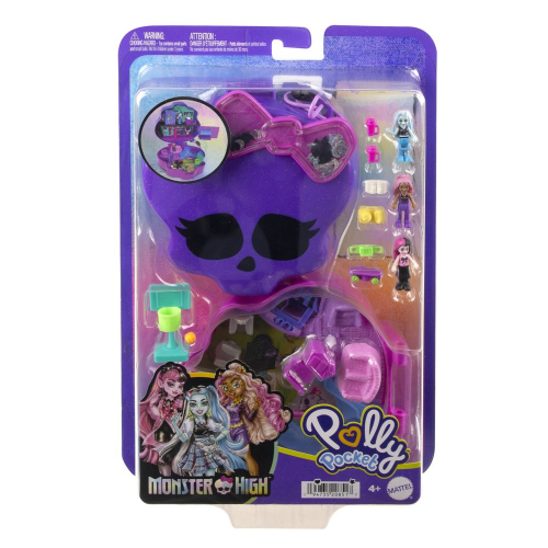 POLLY POCKET - MONSTER HIGH COMPACT (Case of 4)
