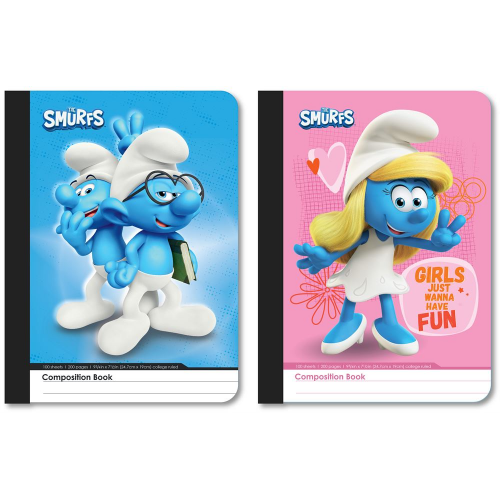 SMURFS - COMPOSITION BOOK (Case of 12)
