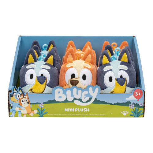 BLUEY - S10 - MINI PLUSH - CDU ASST (Case of 9)