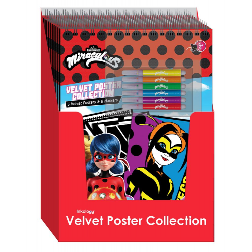 MIRACULOUS - VELVET POSTER COLLECTION (Case of 6)