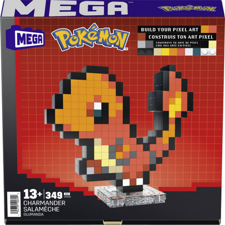 POKEMON - CHARMANDER [PIXEL ART] (Case of 4)