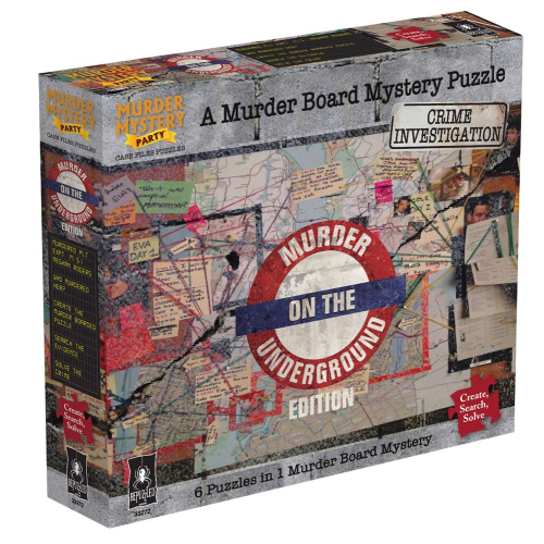 PUZZLE - 750pc DEATH IN THE UNDERGROUND (Case of 4)