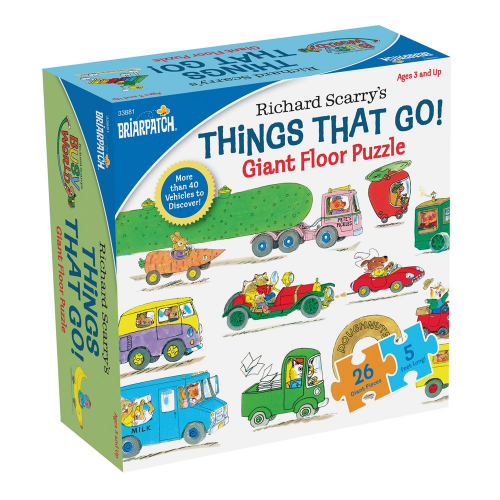 BRIARPATCH - BUSY WORLD - THINGS THAT GO! - PUZZLE (Case of 6)