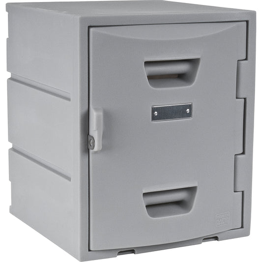 Locker, 15" x 15" x 18", Grey, Assembled
