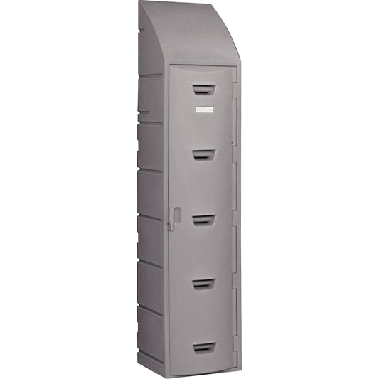 Locker, 15" x 18" x 73", Grey, Assembled
